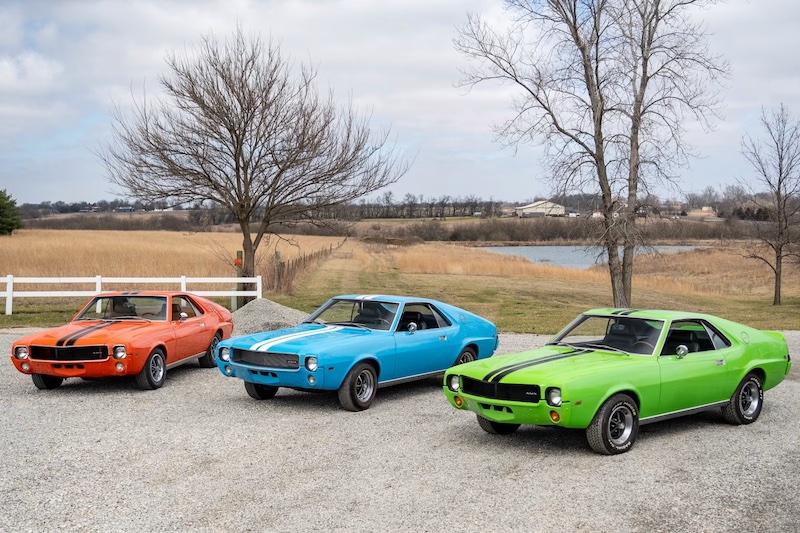Big Bad Trio: AMC AMX 390/315 von 1969 (© Mecum)